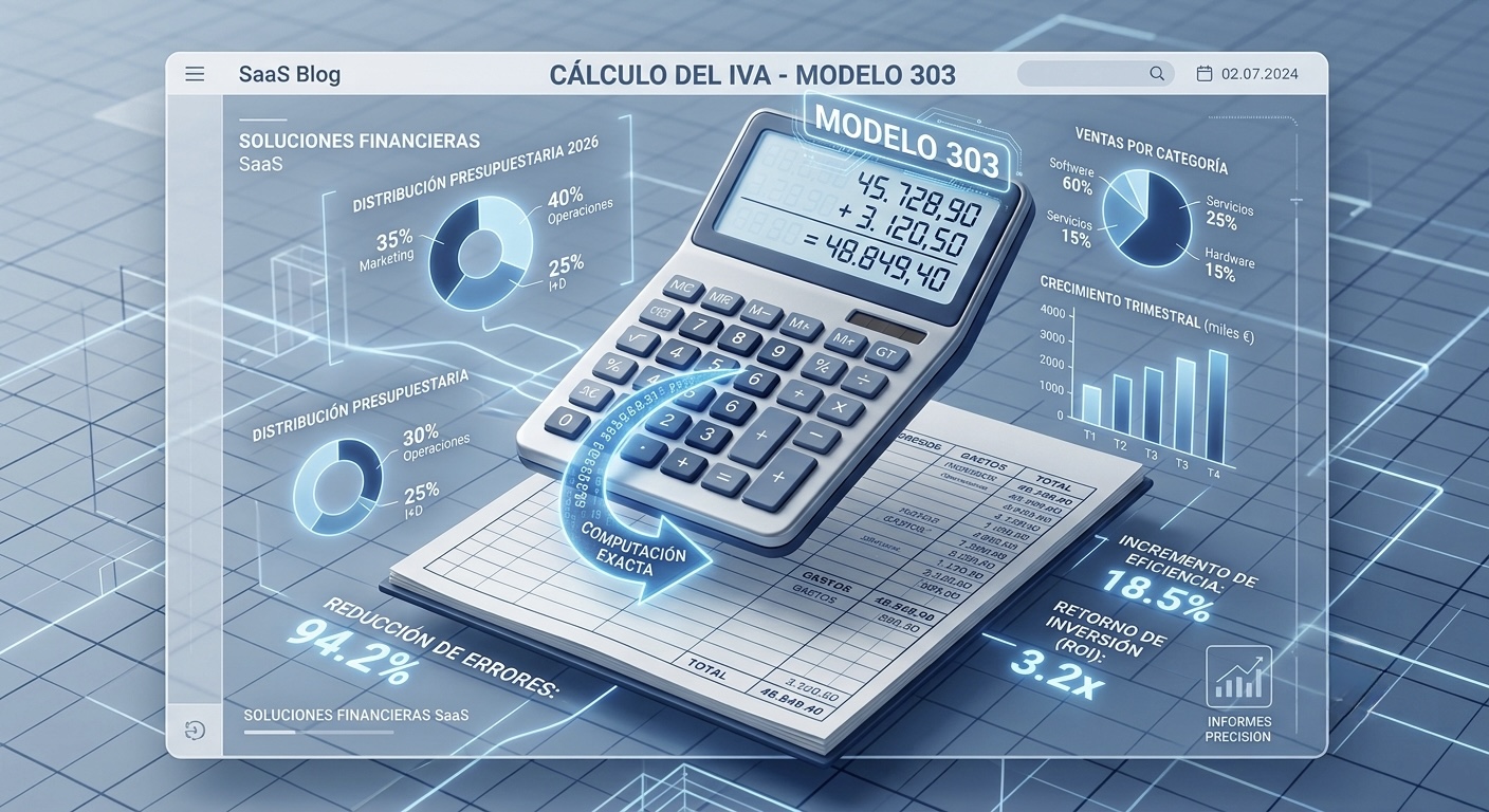 Modelo 303: cómo calcular tu IVA sin equivocarte de casilla