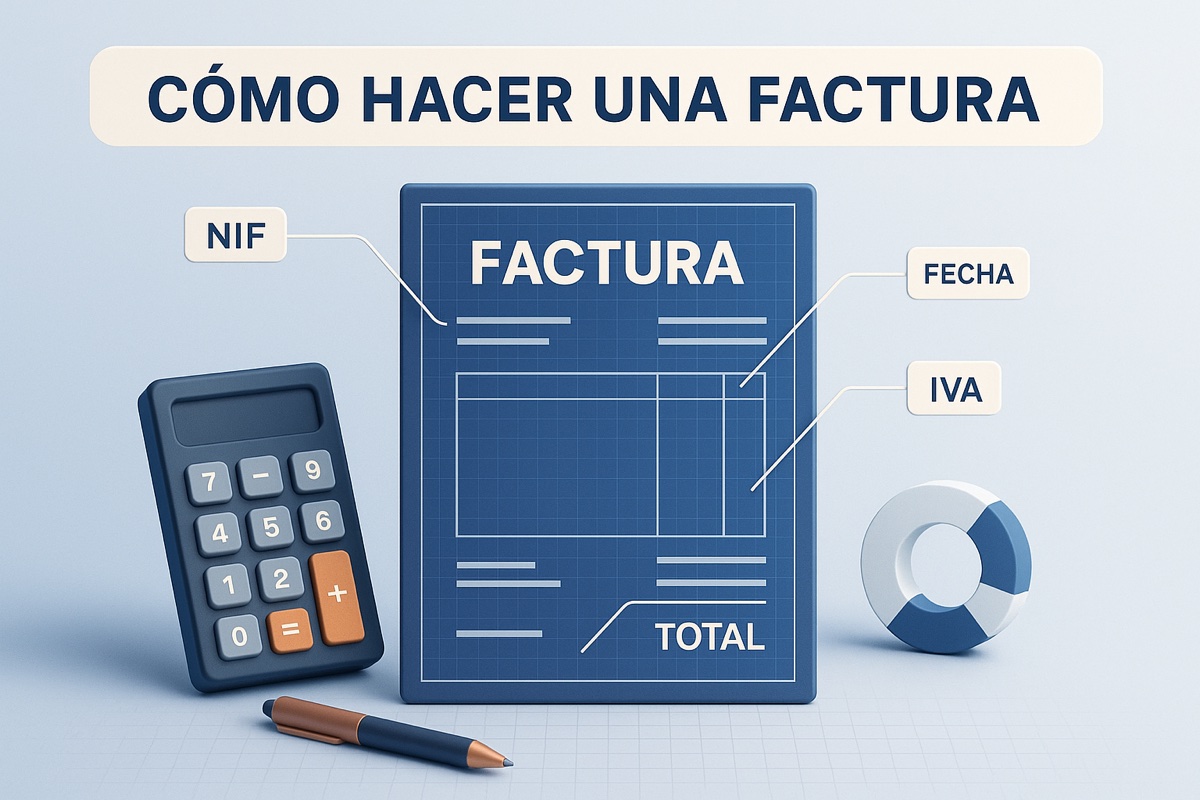 Cómo hacer una factura: partes obligatorias y plantilla gratis