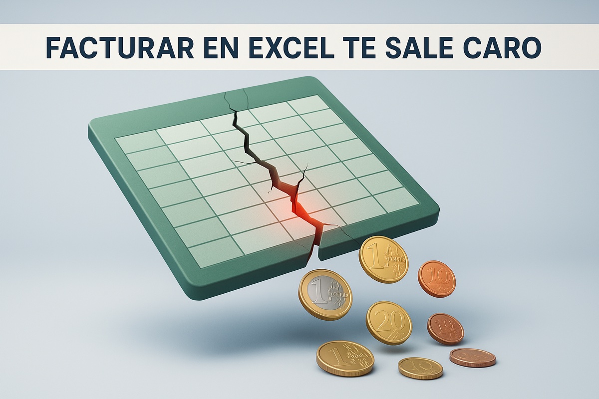 Facturar en Excel en 2026: por qué te acaba saliendo caro